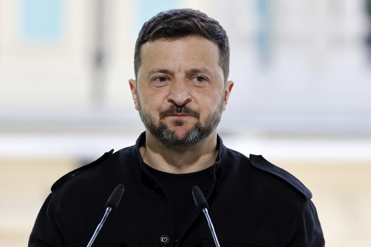 Presidente da Ucrânia, Volodymyr Zelensky (Ludovic MARIN / POOL / AFP) Presidente da Ucrânia, Volodymyr Zelensky/Ludovic MARIN / POOL / AFP