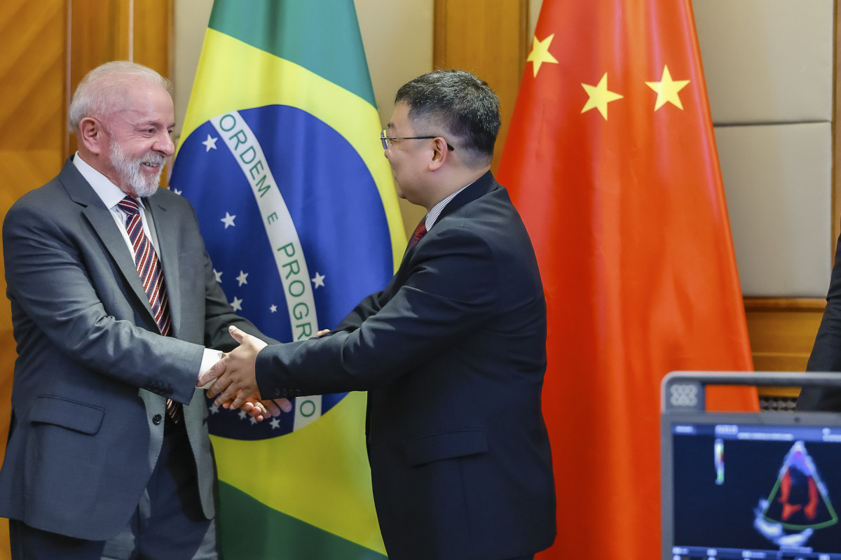 Presidente da República, Luiz Inácio Lula da Silva, durante assinatura de atos. Pequim - China.??/Ricardo Stuckert / PR Presidente da República, Luiz Inácio Lula da Silva, durante assinatura de atos. Pequim - China.??/Ricardo Stuckert / PR