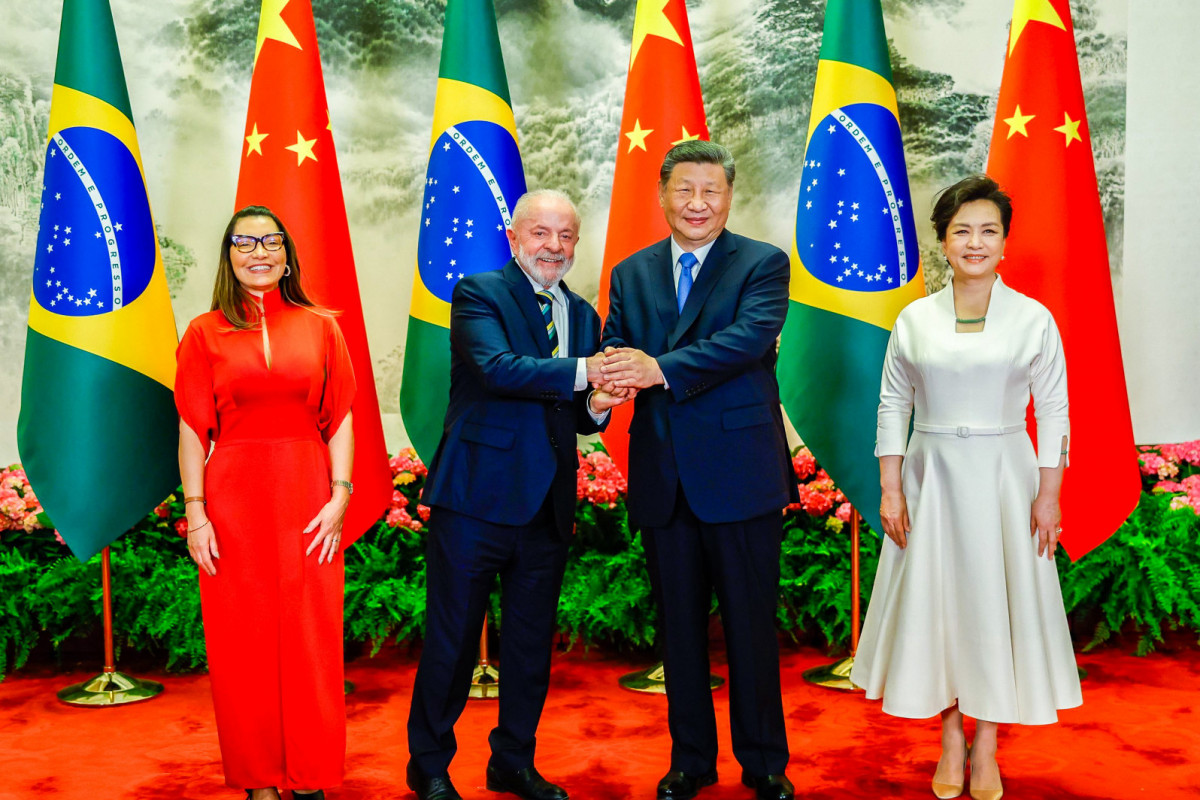 13.05.2025 - Presidente da República, Luiz Inácio Lula da Silva, durante a cerimônia de boas-vindas, no Grande Palácio do Povo. Pequim - China.
?Foto: Ricardo Stuckert / PR
