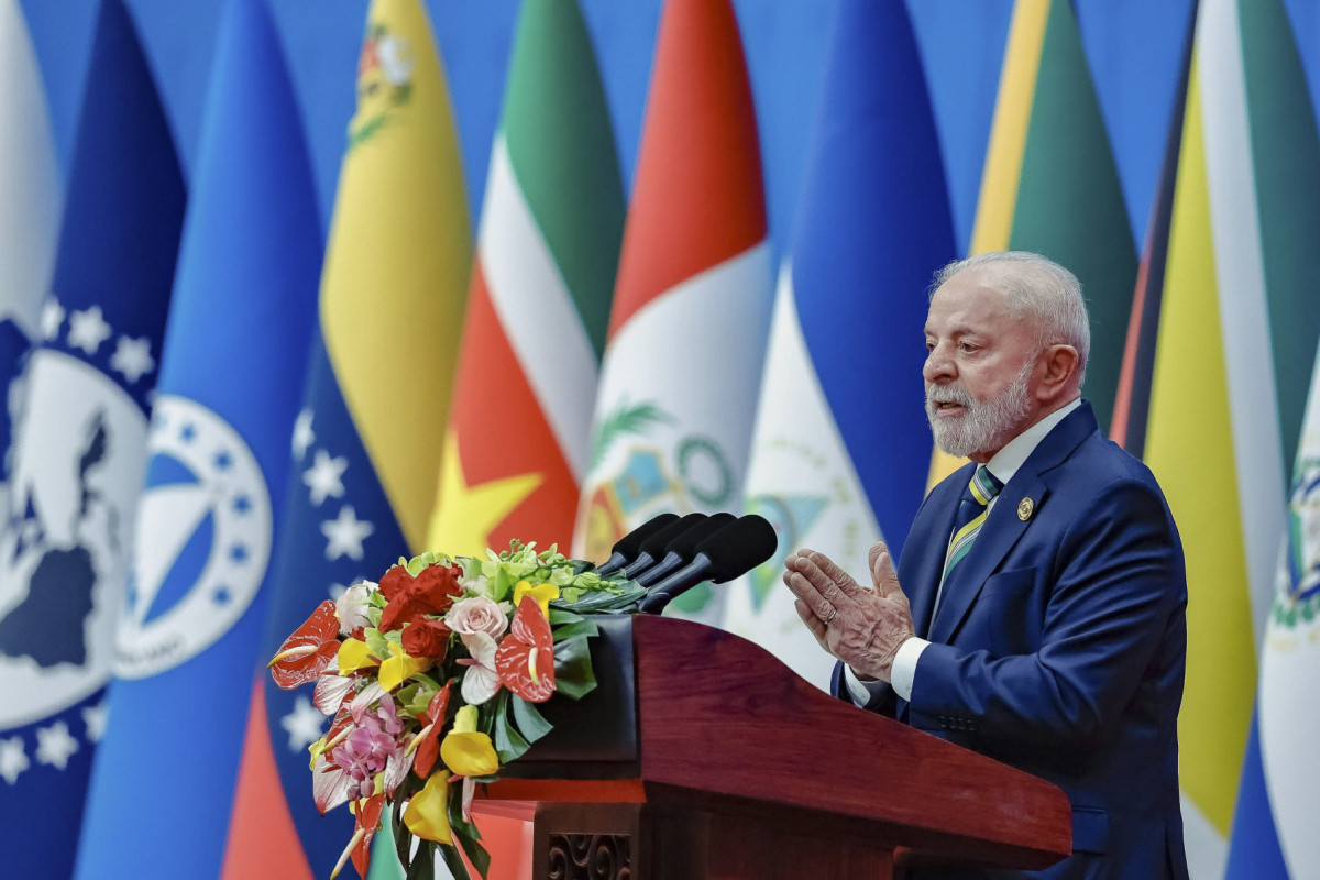 Presidente da República, Luiz Inácio Lula da Silva, Sessão de abertura do IV Fórum CELAC-China. China National Convention Center II, Pequim - China.??Foto - Ricardo Stuckert / PR/Ricardo Stuckert / PR Presidente da República, Luiz Inácio Lula da Silva, Sessão de abertura do IV Fórum CELAC-China. China National Convention Center II, Pequim - China.??Foto - Ricardo Stuckert / PR/Ricardo Stuckert / PR