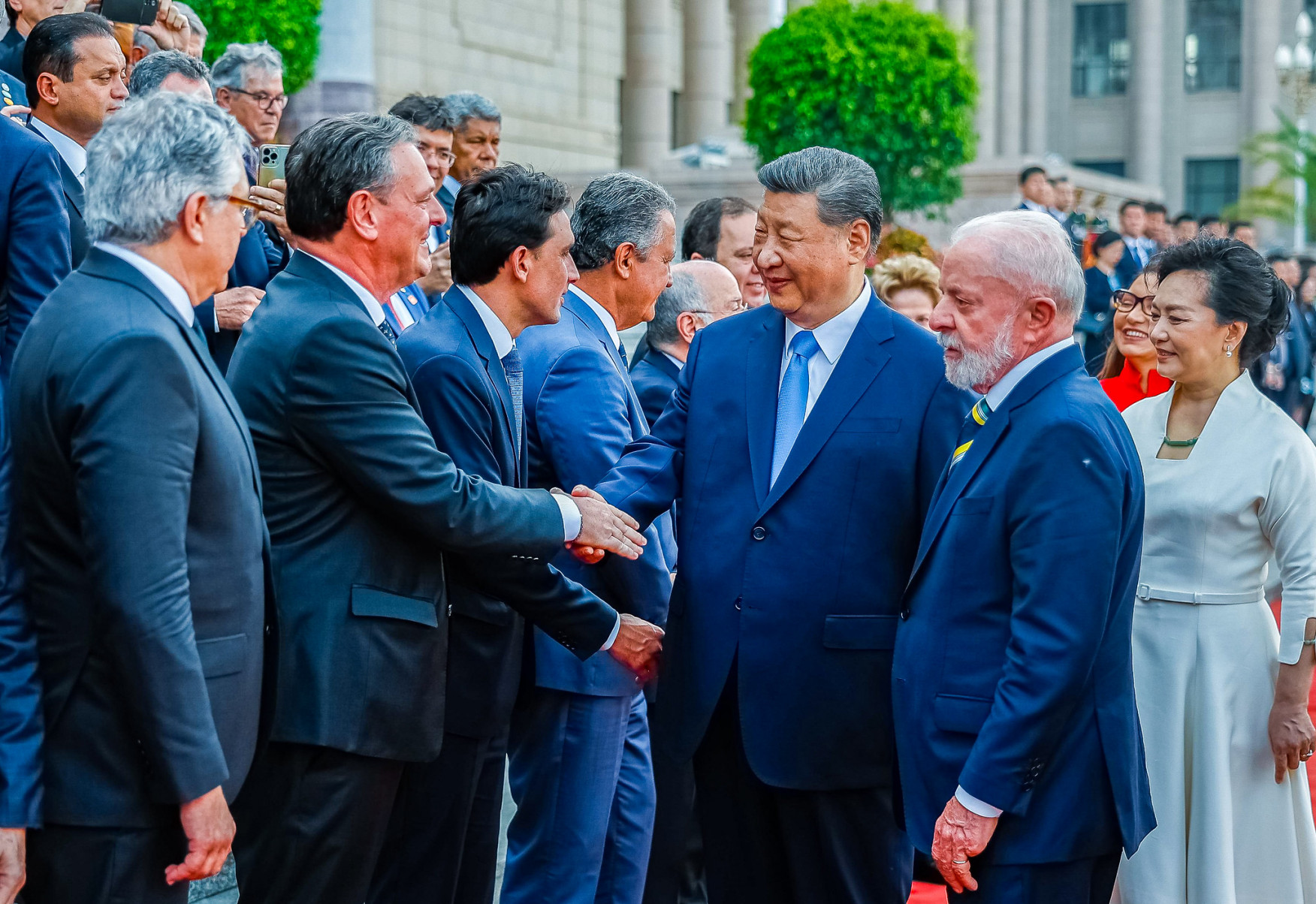  Presidente da República, Luiz Inácio Lula da Silva e o Presidente da República Popular da China, Xi Jinping
