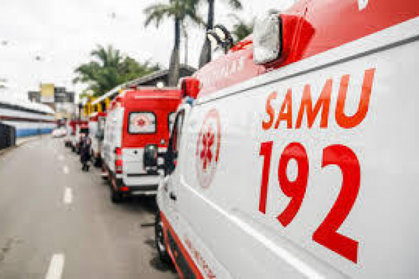 Samu foi acionado para atender as vítimas