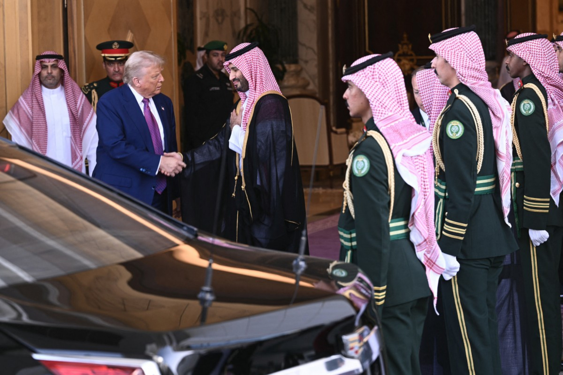 Trump em Riade, na Arábia Saudita 