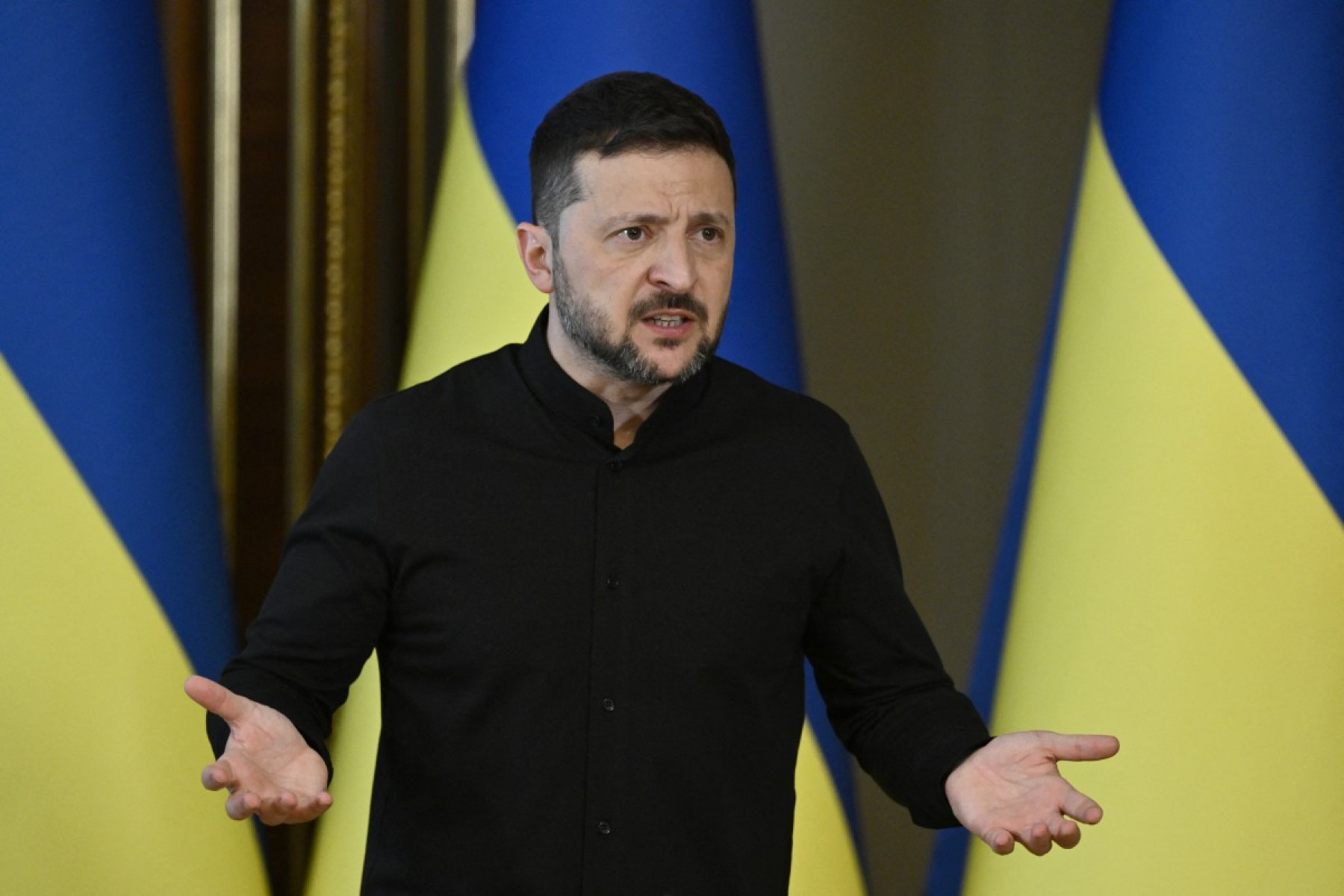 


Presidente da Ucrânia, Volodymyr Zelensky
