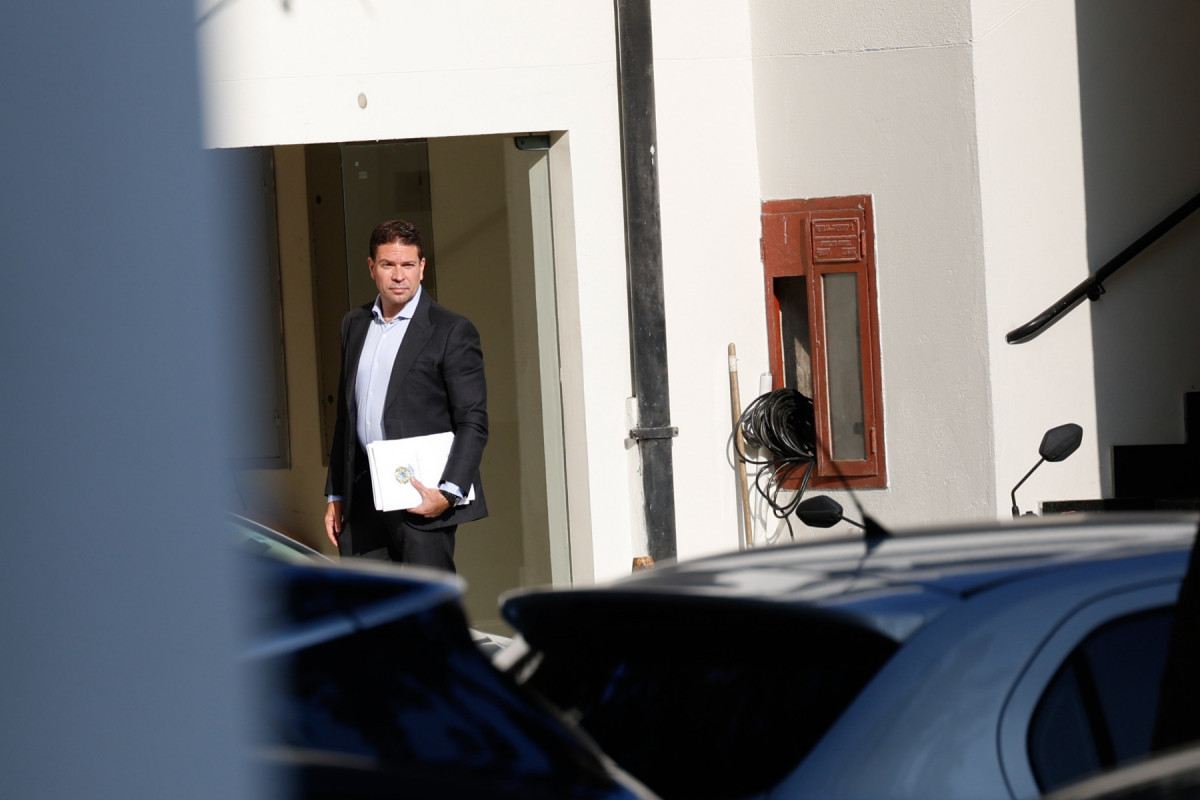 O delegado federal Alexandre Ramagem, ex-diretor da Agência Brasileira de Informações (Abin) e pré-candidato à Prefeitura do Rio, presta depoimento na Polícia Federal, que investiga possível uso ilegal de sistemas para espionar autoridades e desafetos políticos no governo Jair Bolsonaro.