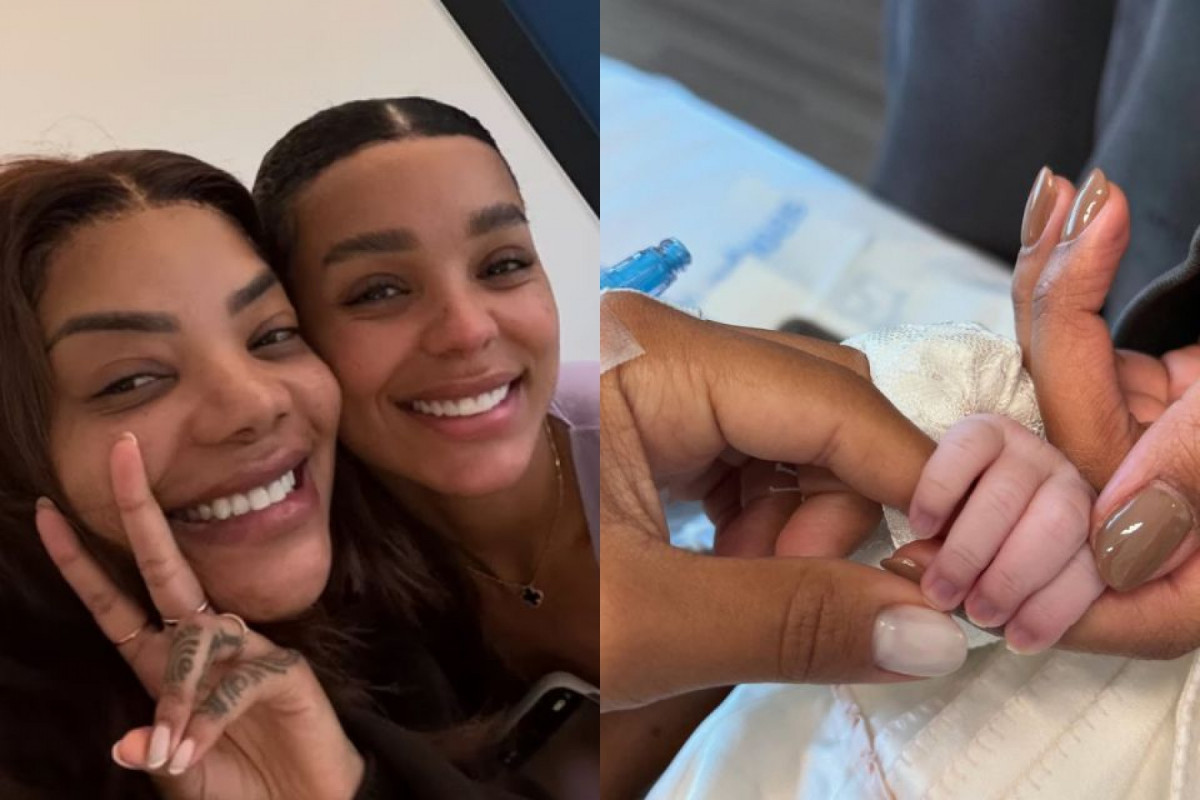 Zuri é a primeira filha de Ludmilla e Brunna /Reprodução/Redes sociais Zuri é a primeira filha de Ludmilla e Brunna /Reprodução/Redes sociais