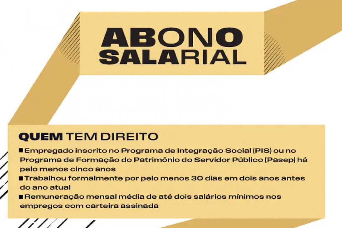 Detalhes sobre o abono salarial