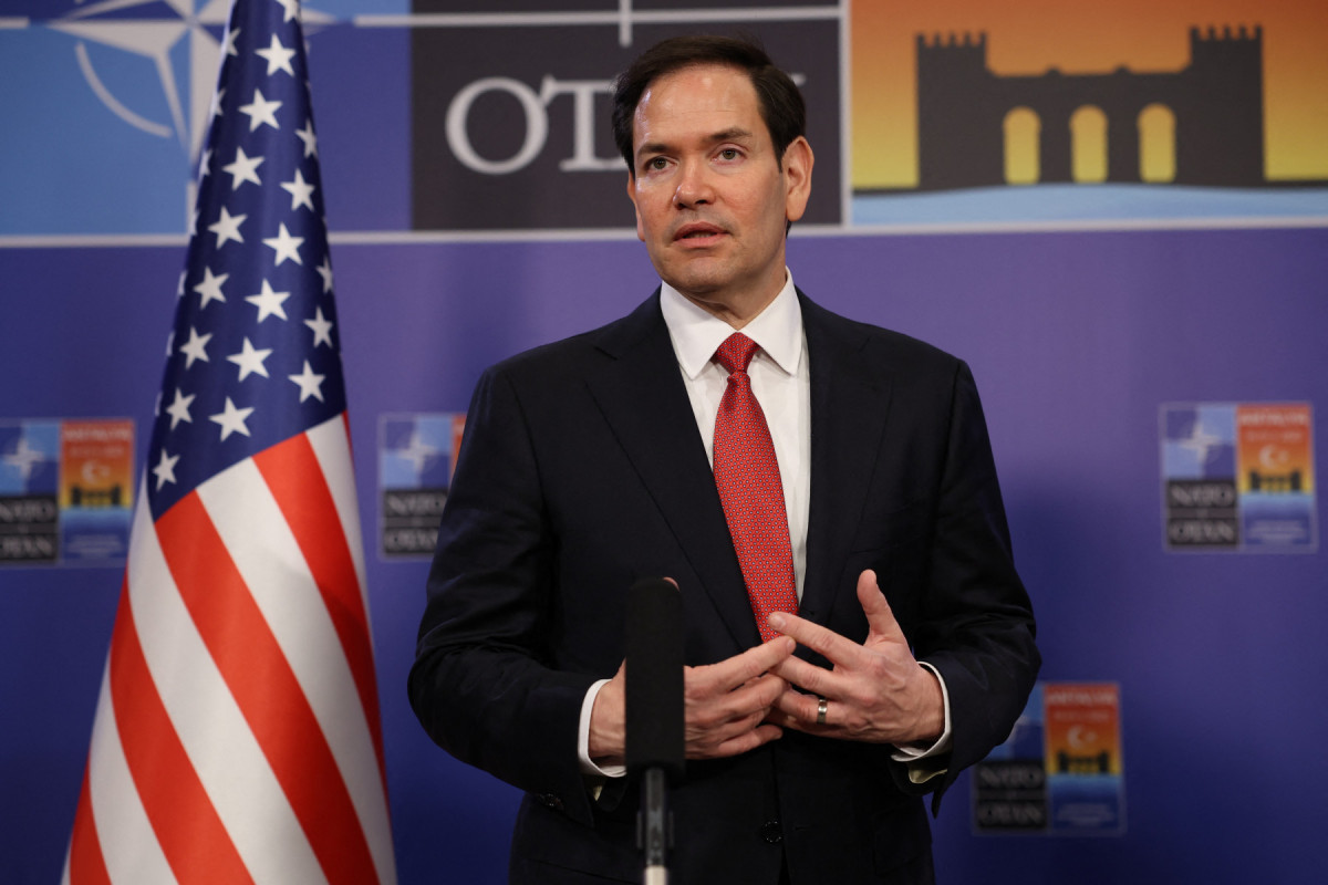 Secretário de Estado dos Estados Unidos, Marco Rubio/UMIT BEKTASPOOL/AFP Secretário de Estado dos Estados Unidos, Marco Rubio/UMIT BEKTASPOOL/AFP