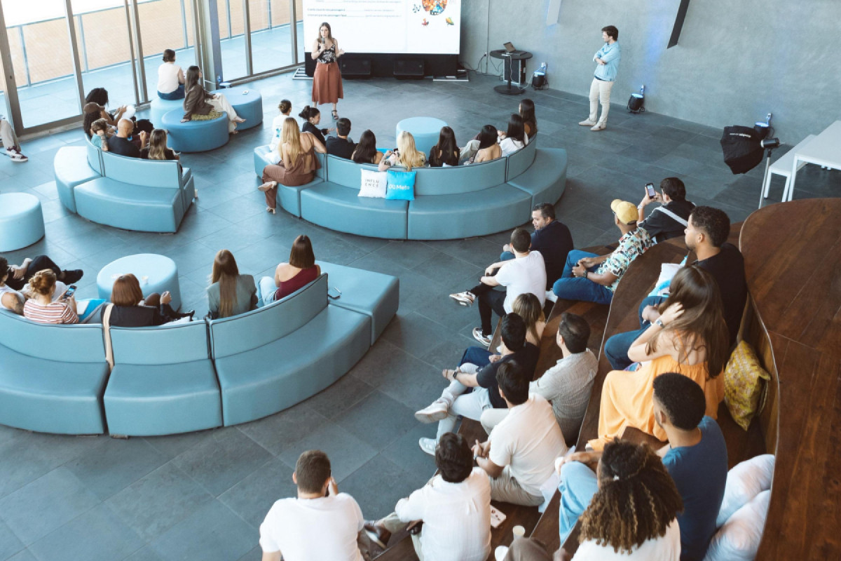 Influencers nordestinos reunidos em evento da Meta/Influence Group/Foto: Lucas Soares/Divulgação