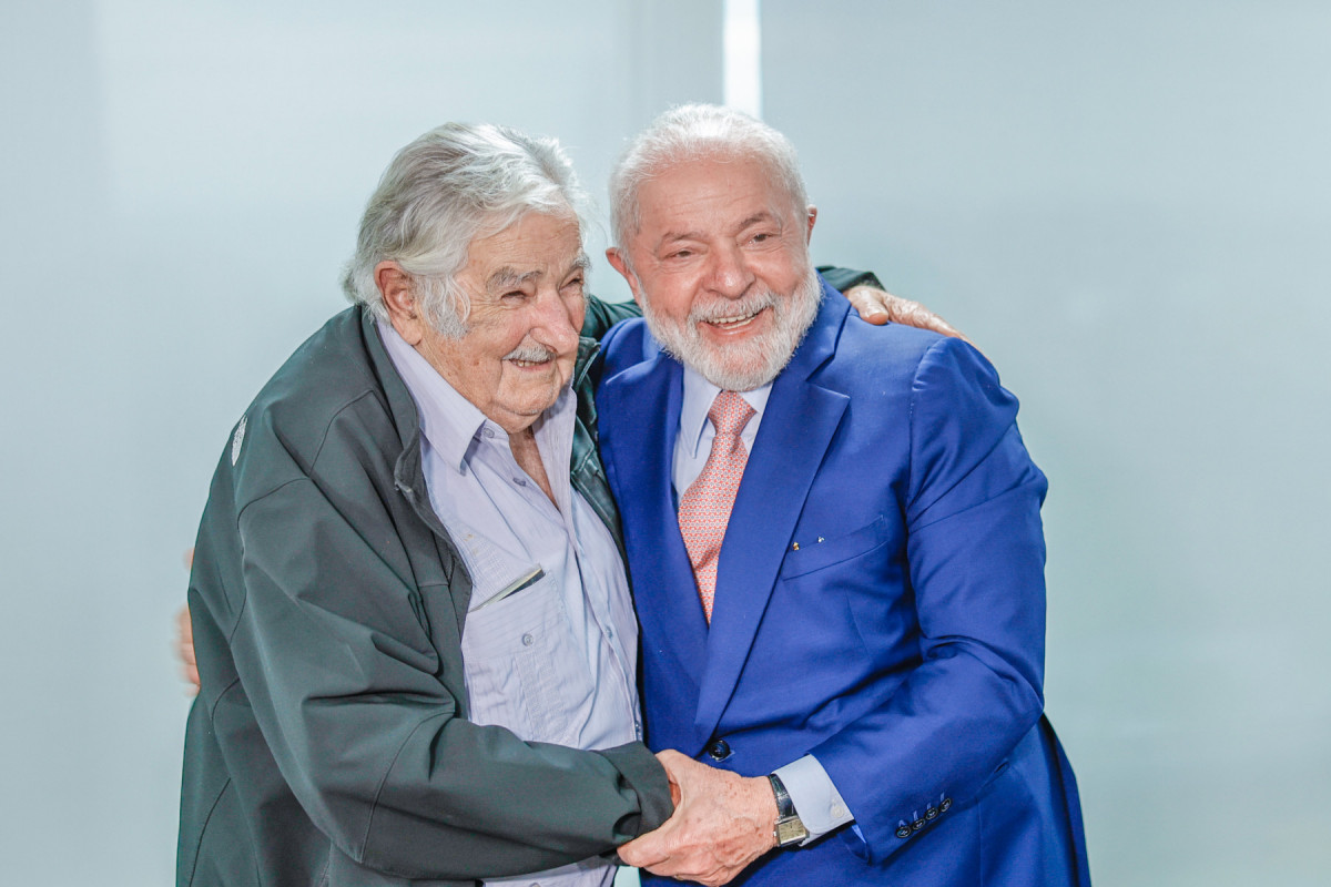 13.07.2023 - Presidente da República, Luiz Inácio Lula da Silva, encontro com Ex-Presidente da República Oriental do Uruguai, Pepe Mujica.
Palácio do Planalto, Brasília - DF.
Foto: Ricardo Stuckert/PR