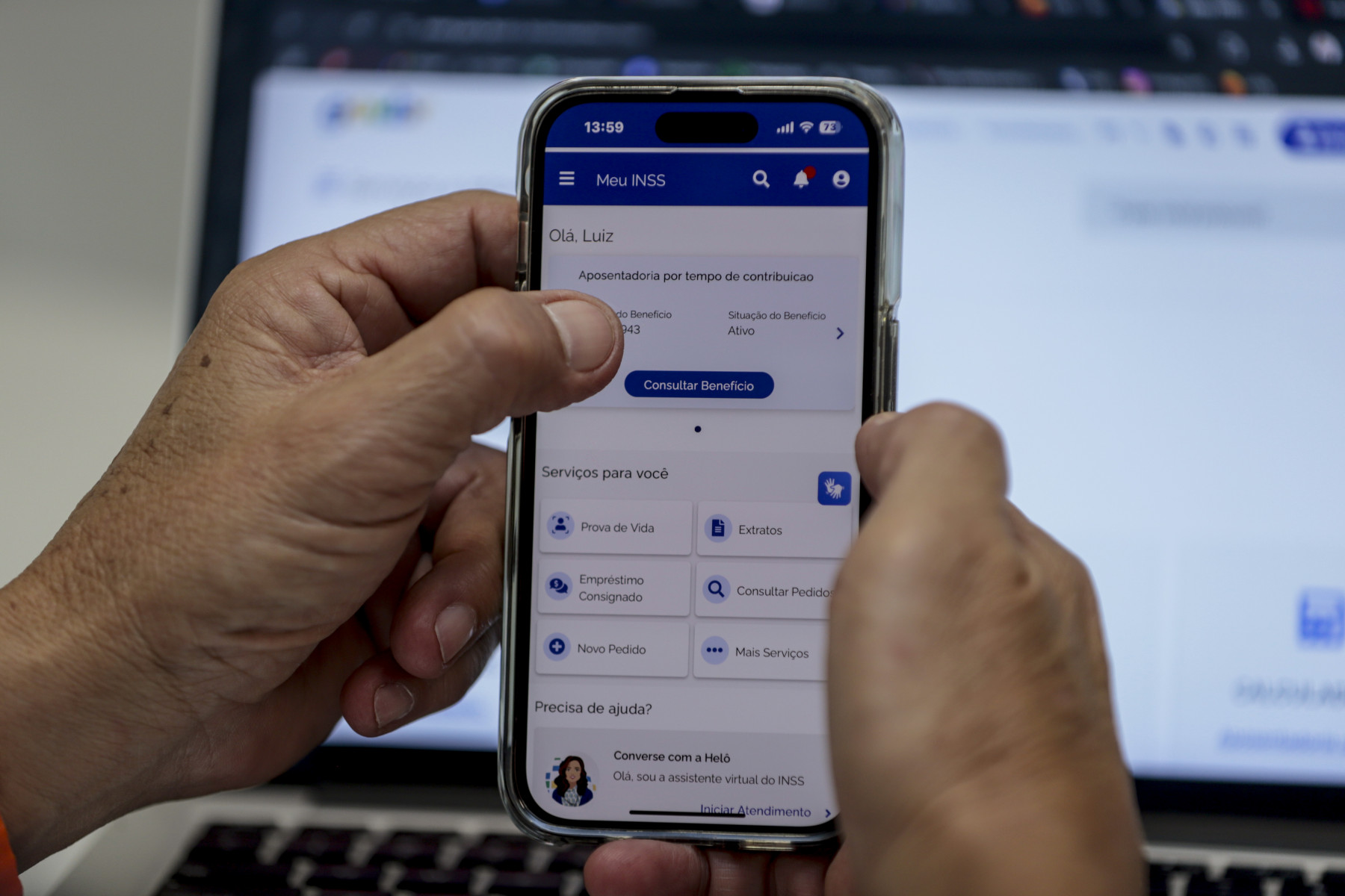 App oficial do INSS
