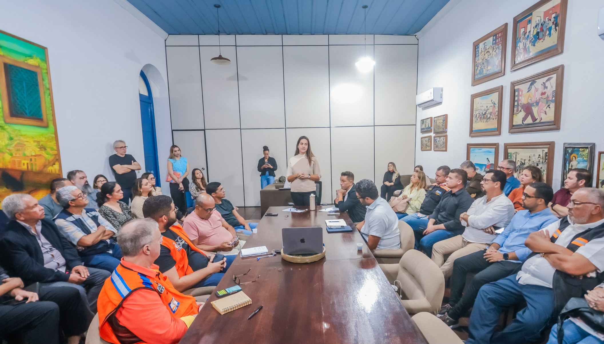 Prefeita de Olinda reuniu secretários para discutir estratégias de enfrentamento às chuvas