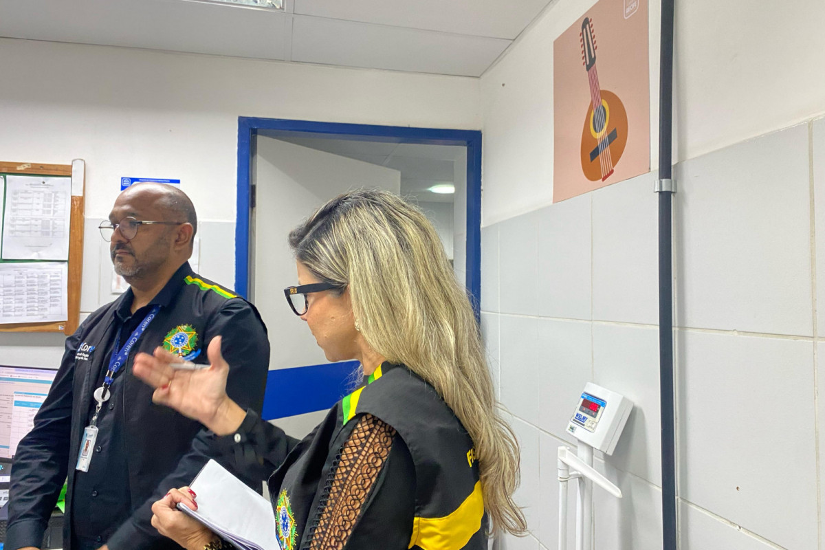 Fiscalização no Hospital Helena Moura