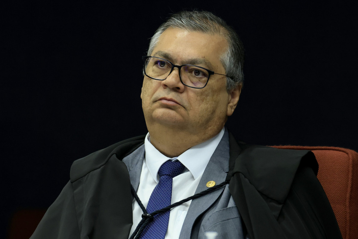 Ministro Flávio Dino na Primeira Turma do STF que julga denúncia sobre o núcleo 3 da PET 12.100
Foto: Rosinei Coutinho/STF