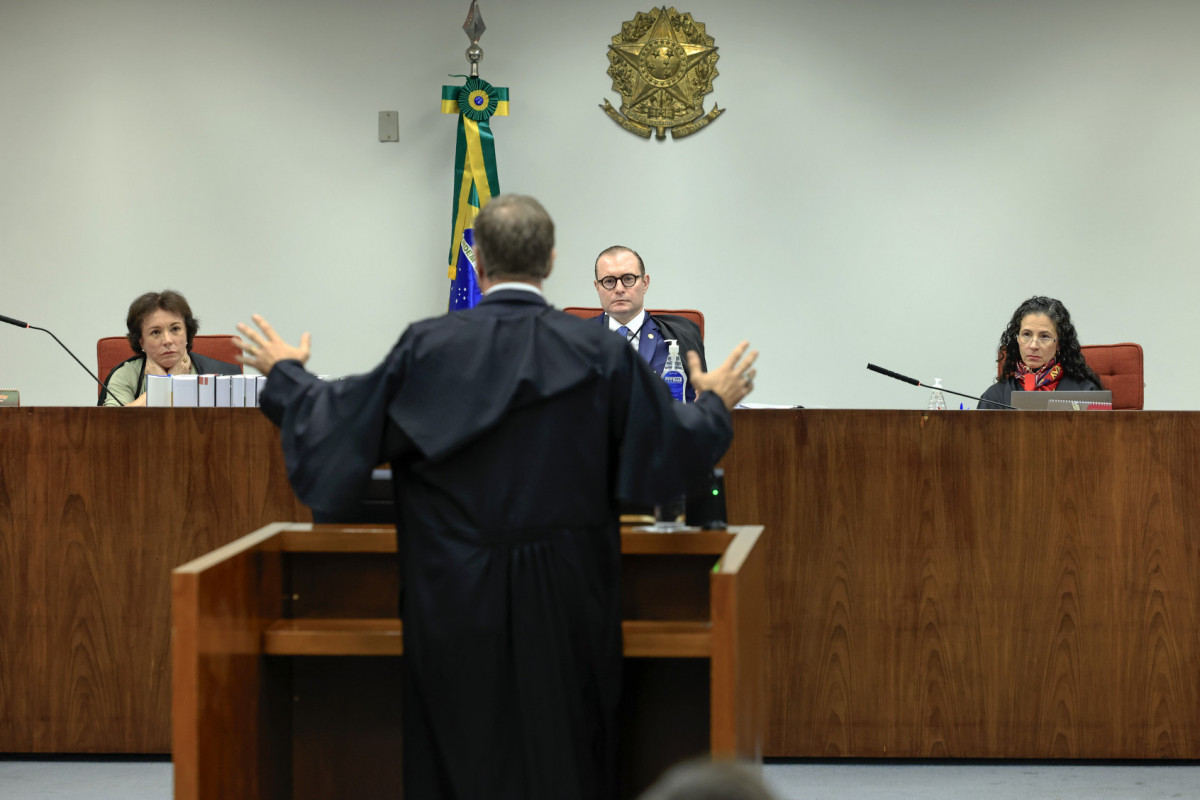 Primeira Turma do STF julga denúncia sobre o núcleo 3 da PET 12.100
Foto: Rosinei Coutinho/STF