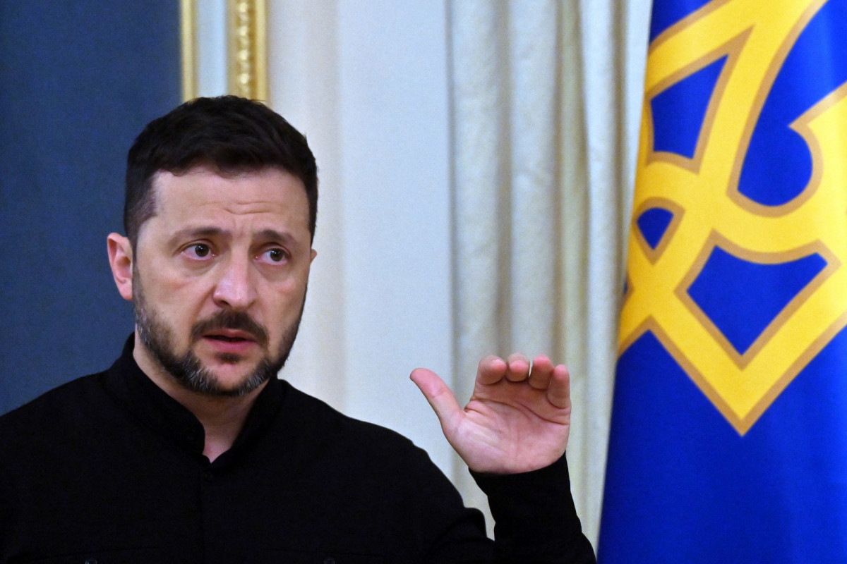 Presidente da Ucrânia, Volodymyr Zelensky ( SERGEI SUPINSKY/AFP) Presidente da Ucrânia, Volodymyr Zelensky/ SERGEI SUPINSKY/AFP