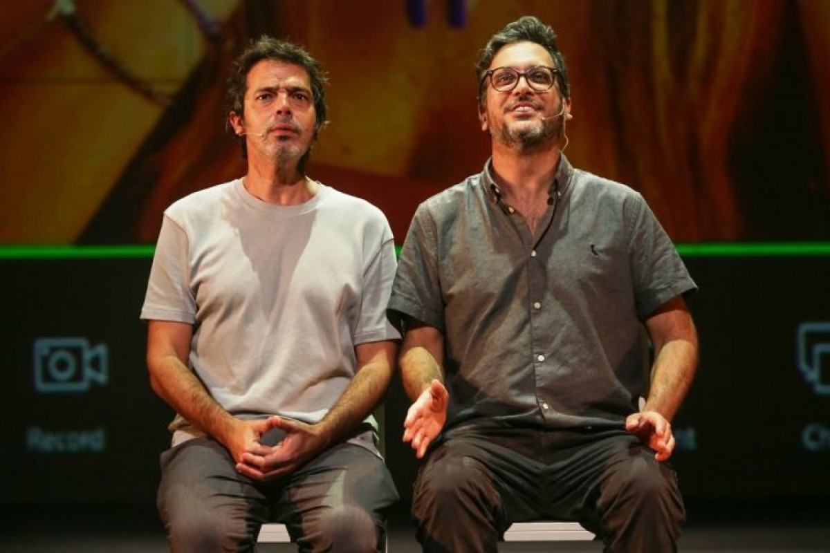 Bruno Mazzeo e Lucio Mauro Filho (Francio de Holanda/Divulgação) Bruno Mazzeo e Lucio Mauro Filho/Francio de Holanda/Divulgação