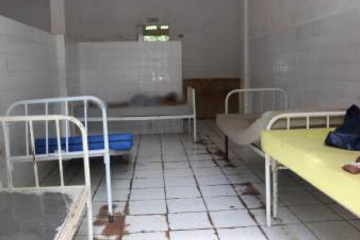Parte interna do Hospital Ulysses Pernambucano.