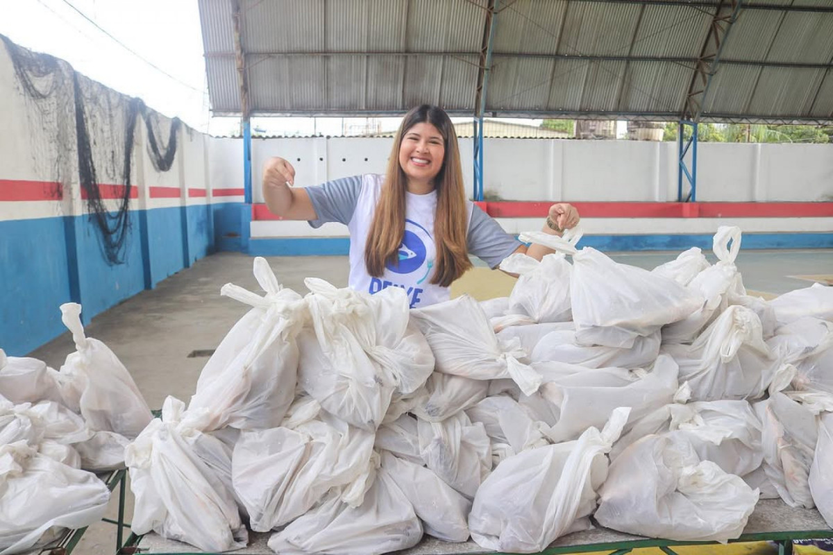 A prefeita de Camutanga, Talita Cardozo Fonseca.