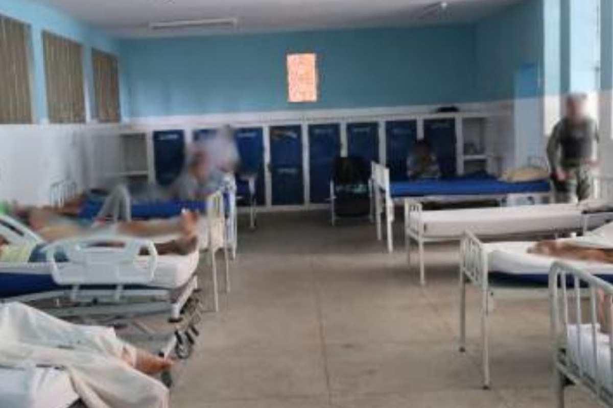 Parte interna do Hospital Ulysses Pernambucano.