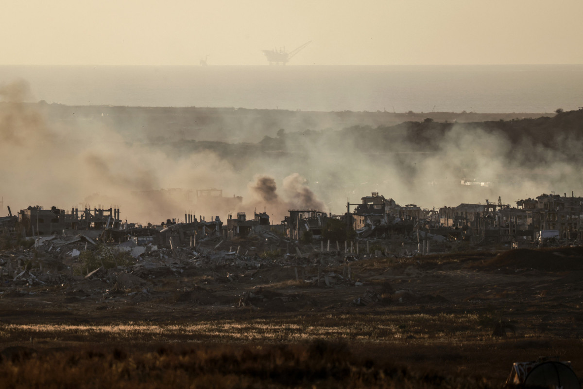 Lado de Israel na fronteira com a Faixa de Gaza