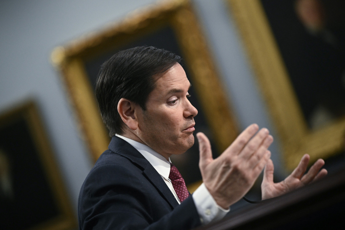 Secrétario de Estado dos EUA Marco Rubio. (Foto: Brendan SMIALOWSKI / AFP) Secrétario de Estado dos EUA Marco Rubio. /Foto: Brendan SMIALOWSKI / AFP