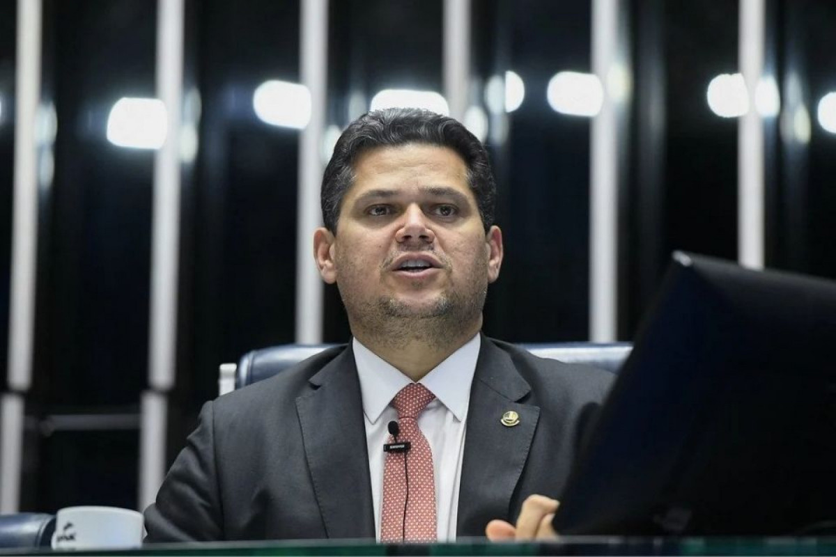 Presidente do Senado, Davi Alcolumbre (União-AP) (Marcos Oliveira/Agência Senado) Presidente do Senado, Davi Alcolumbre (União-AP)/Marcos Oliveira/Agência Senado