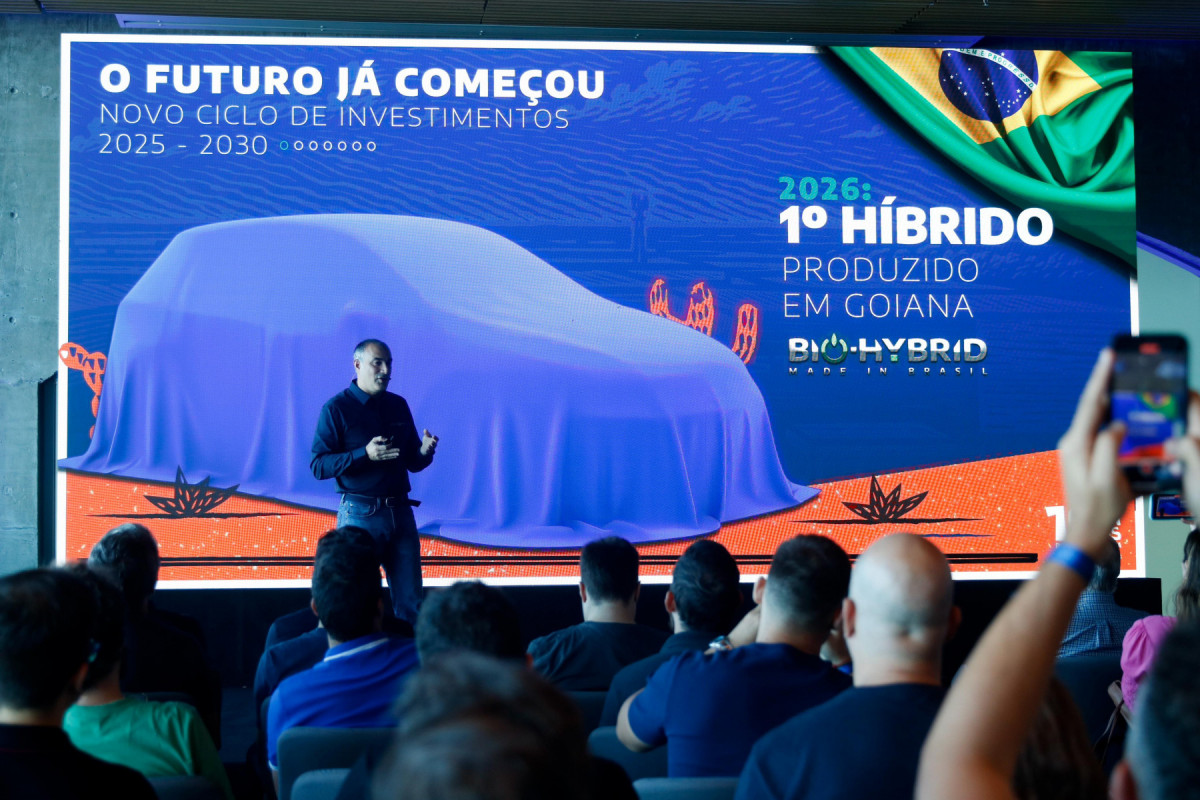 O anúncio foi feito como parte da celebração dos 10 anos do Polo Automotivo de Goiana (Foto: Marina Torres/DP Foto) O anúncio foi feito como parte da celebração dos 10 anos do Polo Automotivo de Goiana/Foto: Marina Torres/DP Foto