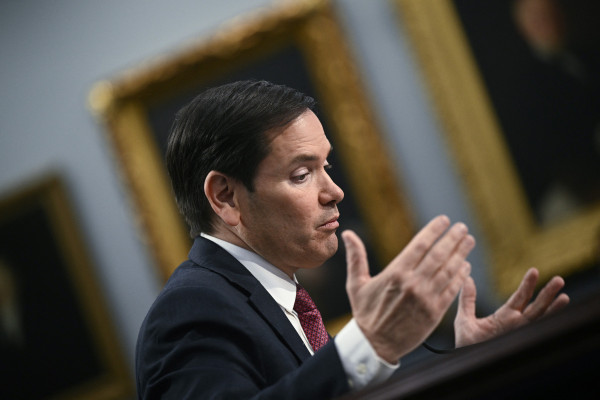 Secrétario de Estado dos EUA Marco Rubio.