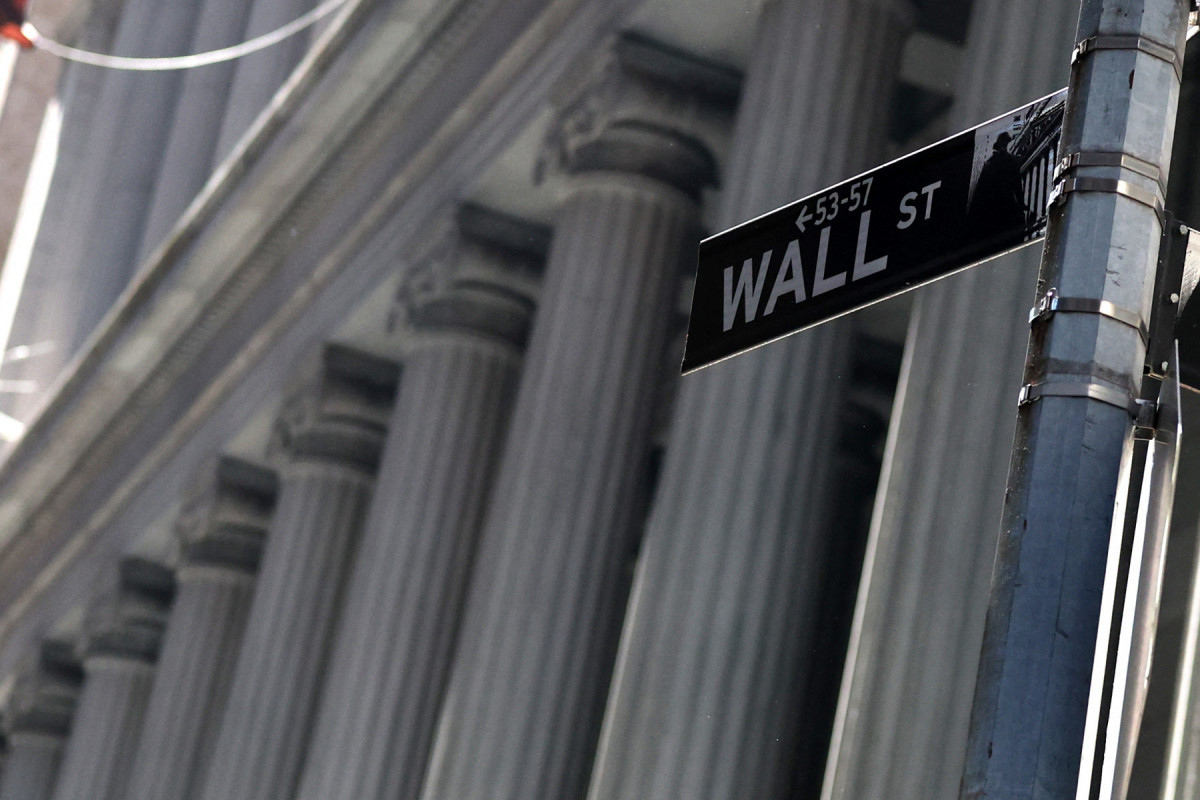 Wall Street na cidade de Nova York