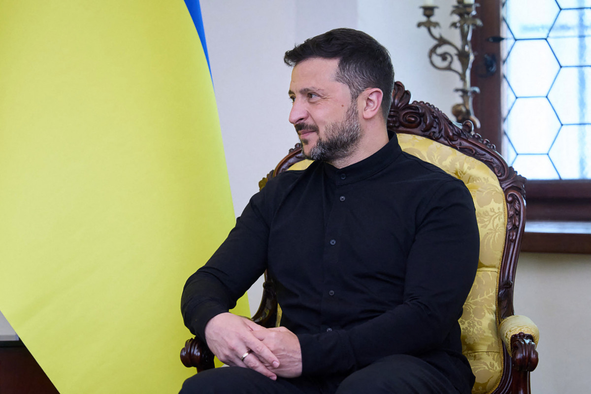  Presidente da Ucrânia Volodymyr Zelensky. 