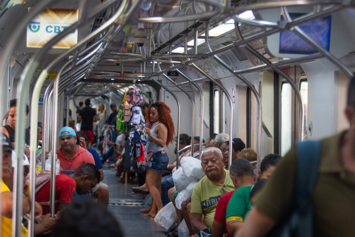 Metrô em Recife