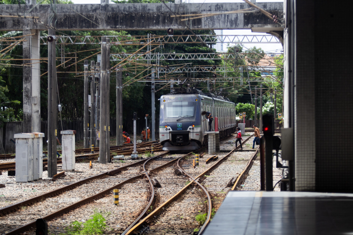 Metrô e trilhos