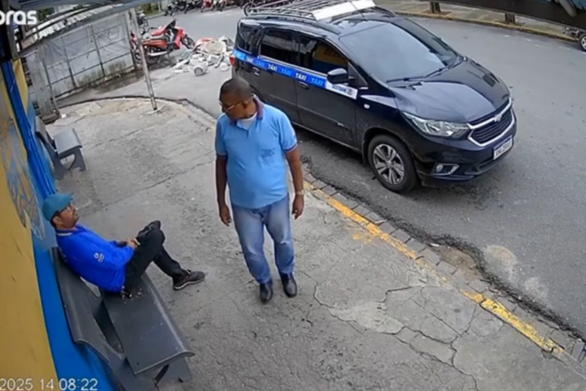 Taxistas não saíram feridos após a briga
