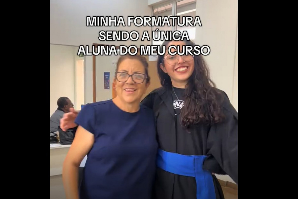 O vídeo de Isadora no TikTok viralizou na última semana
