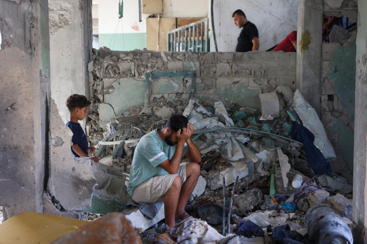 Gaza após ataque israelense no dia 26 de maio