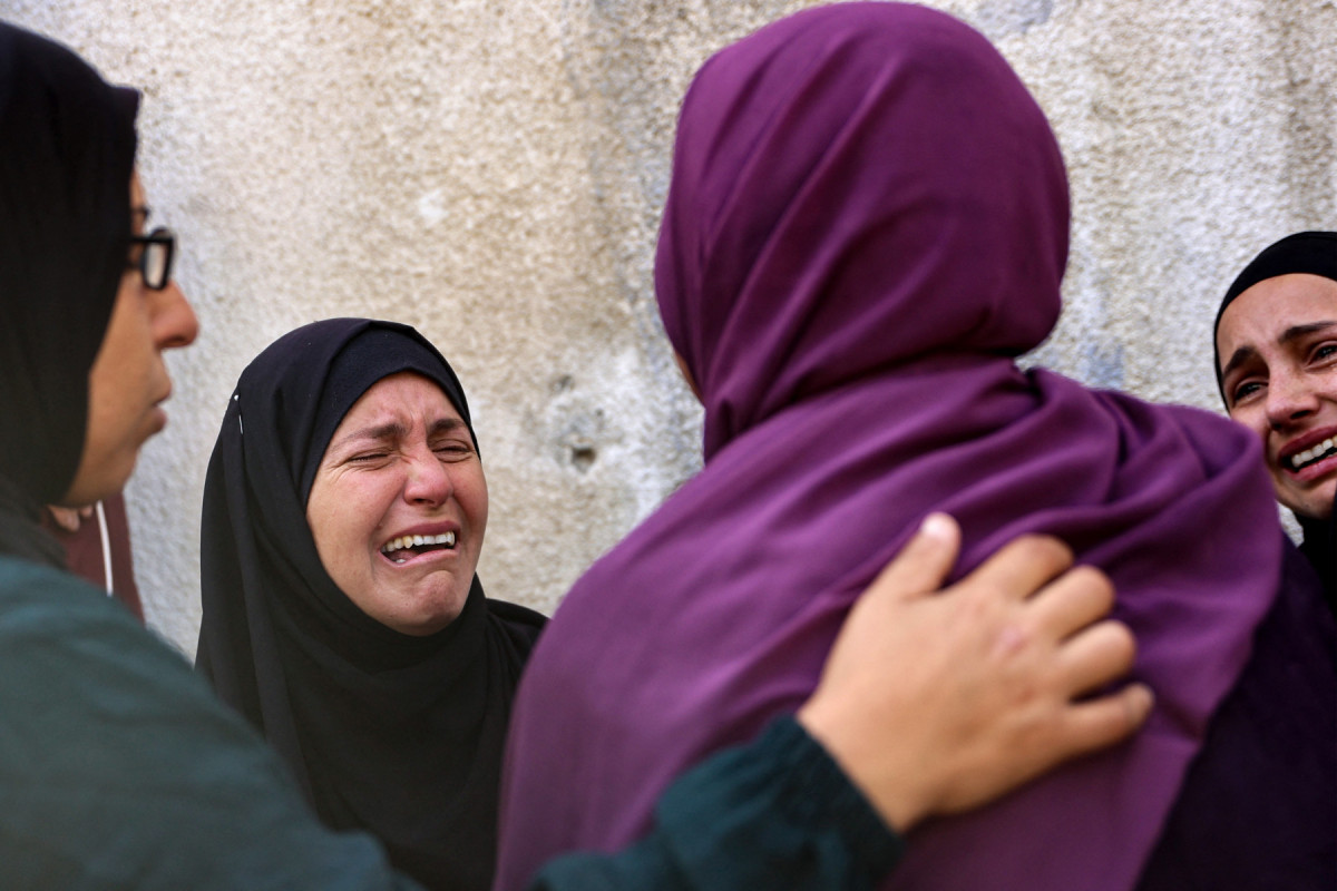 Gaza após ataque israelense no dia 26 de maio