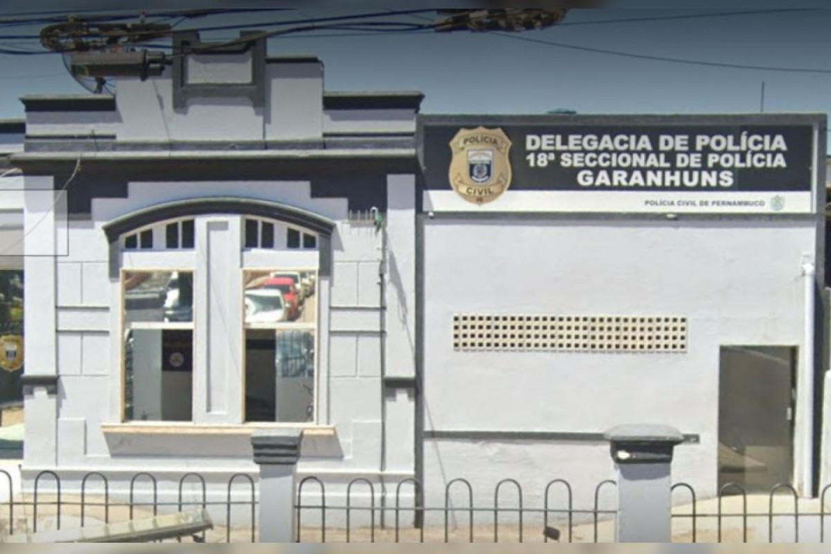 Caso foi registrado pela 18ª Delegacia Seccional de Garanhuns, no Agreste (Foto: Reprodução/Google Street View) Caso foi registrado pela 18ª Delegacia Seccional de Garanhuns, no Agreste/Foto: Reprodução/Google Street View