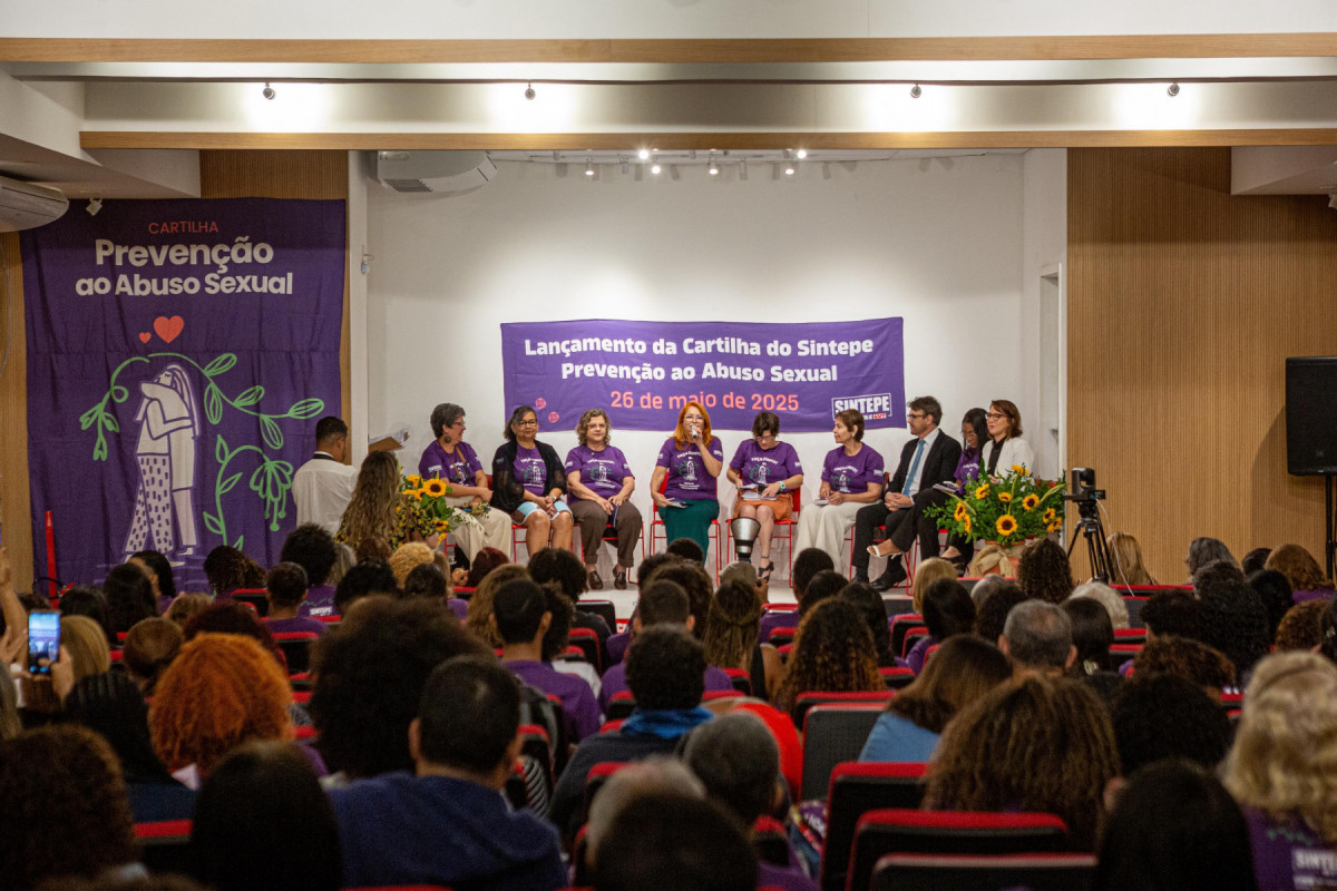 Sintepe lança cartinha sobre prevenção ao abuso sexual de crianças e adolescentes /Rafael Vieira