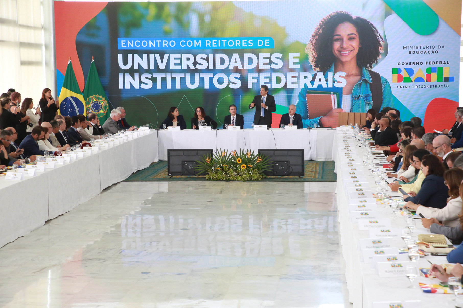 Reunião com Reitores das Universidades e Institutos Federais