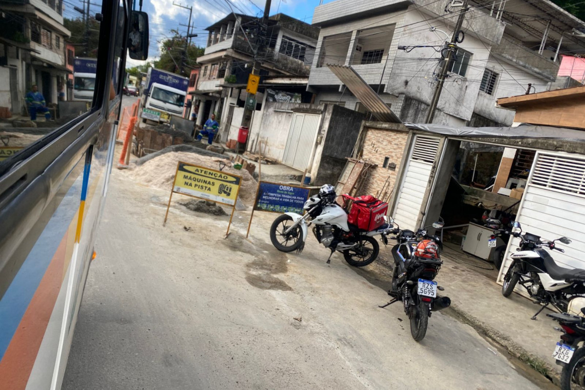 Obras na Rua Vasco da Gama (Foto: Cortesia) Obras na Rua Vasco da Gama/Foto: Cortesia