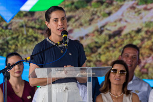 Governadora Raquel Lyra participa da assinatura da ordem de serviço para nova etapa da Transposição em Salgueiro