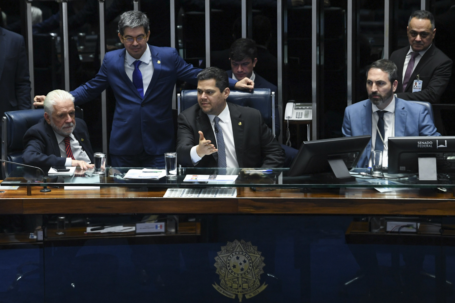 Plenário do Senado Federal durante sessão deliberativa ordinária