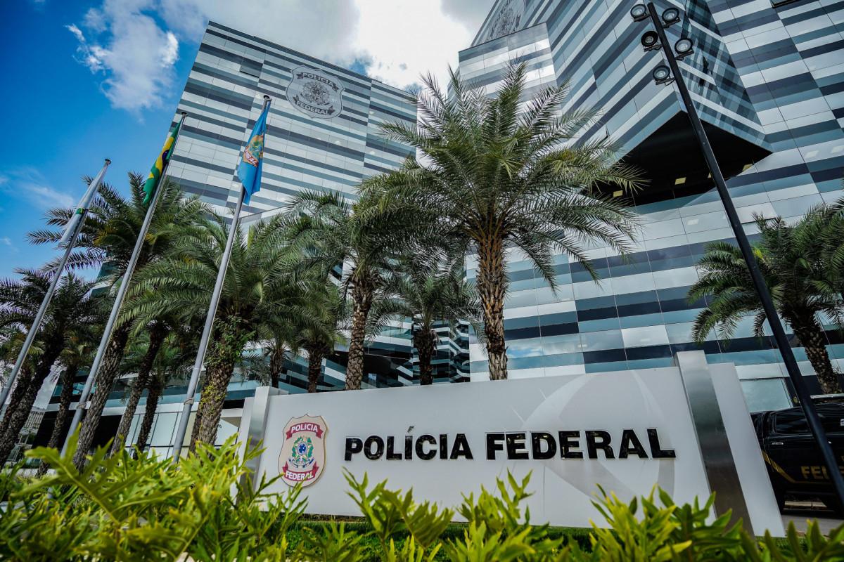 Brasília (DF), 22/02/2024, Fachada do Prédio da Polícia Federal em Brasília.  Foto: Rafa Neddermeyer/Agência Brasil/Rafa Neddermeyer/Agência Brasil