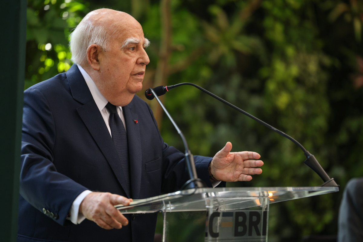 Rio de Janeiro (RJ), 18/07/2024 – O embaixador e conselheiro emérito do Centro Brasileiro de Relações Internacionais (CEBRI), Marcos Azambuja durante palestra no instituto, na Gávea, zona sul do Rio de Janeiro. Foto: Tomaz Silva/Agência Brasil