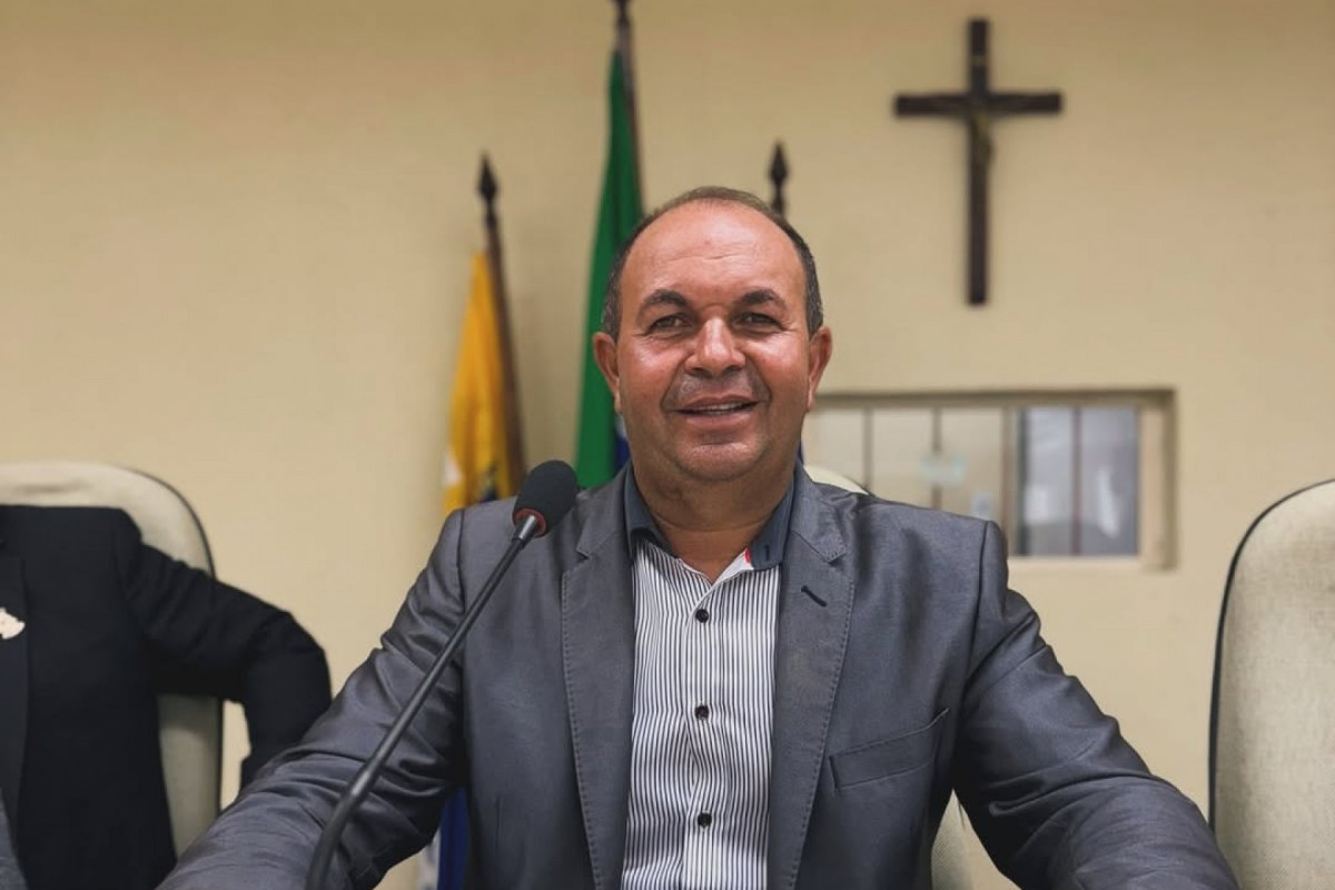 O vereador Charles Darks Rodrigues de Aguiar, o Charles Motorista (PL)
