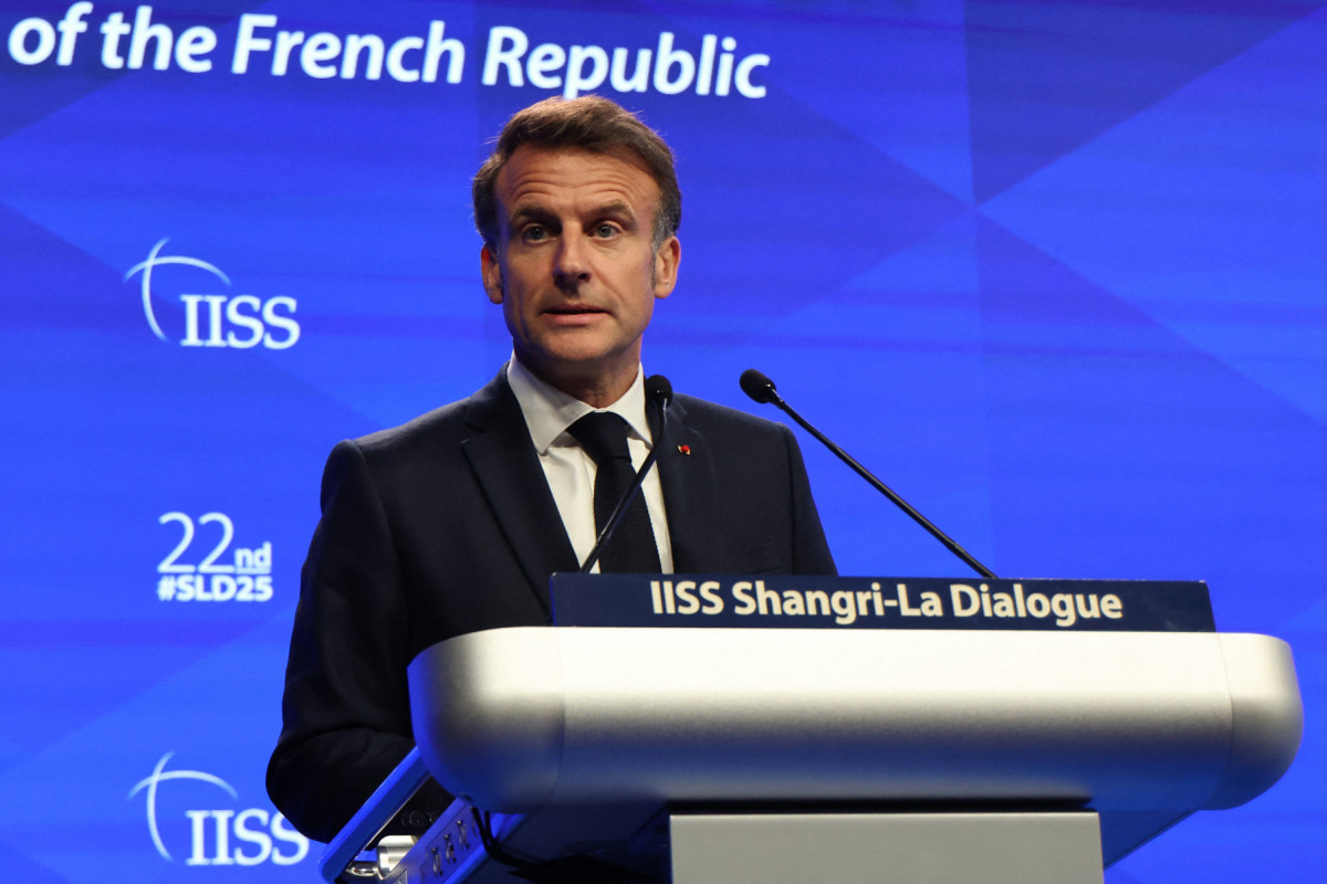 O presidente francês Emmanuel Macron
/Ludovic MARIN/AFP