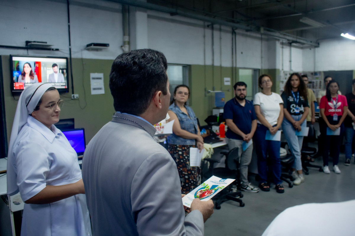 Visita celebra o 58º Dia Mundial das Comunicações Sociais