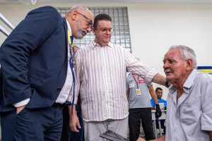 Ministro da Previdência Social, Wolney Queiroz, acompanhou no Recife o primeiro dia de atendimento presencial às vítimas da fraude do INSS
