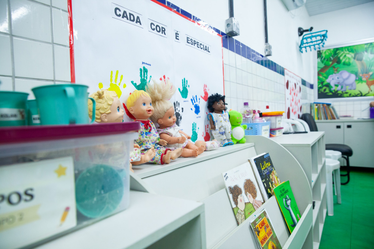 Salas de aula possuem toda a estrutura lúdica necessária
